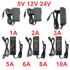 AC 110V - 220V DC 5V 12V 24 V 전원 공급 어댑터 볼트 호환 변압기 컨버터 LED 스트립 조명용 1A 2A 3A 5A, 02 5V, 05 1A, 02 AU Plug