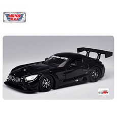 모터맥스 1/24 메르세데스 벤츠 AMG GT3 다이캐스트, BLACK, 1개