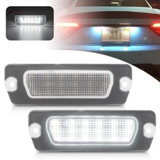 Mingrui test 마세라티 쿠페 4200 GT GranTurismo GranCabrio용 LED 번호판 조명 숫자 램프 2개 고출력 SMD 제논 화이트 오류 없음, Mingrui test 마세라티 쿠페 4200 GT G