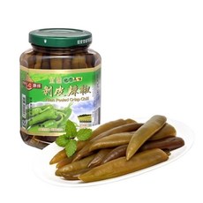康成 剝皮辣椒 宜蘭特產 罐裝, 1個, 【一罐】剝皮辣椒370G, 370g