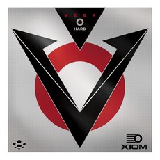 엑시온(XIOM) 탁구 라버 베가 O 하드 뒷면 소프트 스피드 타구감 블랙 2.1 850052, 상세페이지 참조, 1개