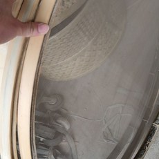 烘焙機網篩 304不銹鋼竹邊網篩 麵粉篩 烘焙濾網 多尺寸可選, 1個, 竹邊40目直徑68CM