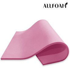 올폼 고탄성 대형 스펀지 매트리스 소파 침구 토퍼 교체 수리 리폼 1.5mx2m 원장 / 두께선택 가능 SSW25 핑크, 1cm, 고탄성 SSW25핑크 스펀지 150x200