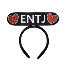 MBTI 머리띠 양면 생일 인생네컷 소품 셀프스튜디오, ENTJ