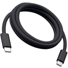 240W PD 초고속 충전 패브릭 C타입 to C타입 케이블, 1개, 블랙, 3m 1개, 블랙, 3m