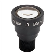 HD 5MP M12 긴 초점 길이 CCTV 카메라 렌즈 AHD 아날로그 IP 보안 카메라 용 5 메가 픽셀 렌즈, 50mm, 검은색