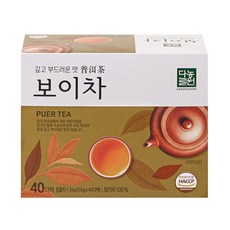 다농원 보이차, 600mg, 6개, 40개입