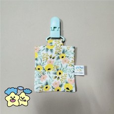 Blingstartwins 小粉花 暗釦式手作平安符袋, 1個