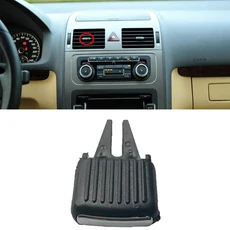 전면 대시보드 AC 에어 벤트 탭 그릴 클립 VW 투란 1T R-라인 2007 1T1819728G 용 내부 트림, 03 Middle-Left-1PC