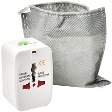 앞날창창 해외 여행용 변환 멀티어댑터 + 파우치, 1개