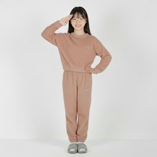 르브니 주니어 극세사 수면잠옷 플리스 무지 상하세트 초등학생 어린이 청소년 겨울 홈웨어