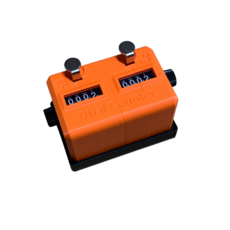 쭈갑 듀얼 카운터기 선상난간 거치대 동봉, 오렌지, 1개