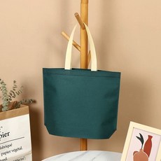 無紡布環保購物袋 大號墨綠色 防水耐用可折疊手提袋, 1個, 大號【墨綠色】升級高品質, 墨綠色