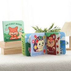 早教毛氈書 兒童布書 寶寶立體認知啟蒙玩具, 小狐狸書:20×20mm, 1個