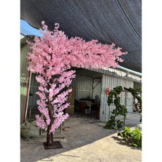 벚꽃 조화 실내 장식 인조목 1.5m 나무 연장 (확장형)높이 인테리어 행사 로비 1m, 확장형높이1.2m너비0.8m, 1개