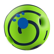 寵物狗狗玩具 滾動發聲逗狗神器, 發聲綠球 8.8cm（opp袋裝）