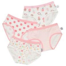 릴리코튼 아동 삼각팬티 4종 세트