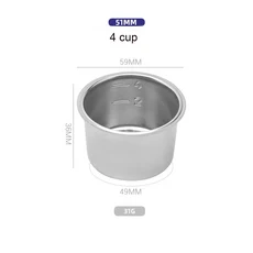 1Pcs 커피 Portafilter 51mm 비 가압 필터 바구니 숟가락 브러시 재사용 가능한 리유저블 리필 형 주방 액