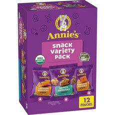 Annies 스낵 버라이어티 팩 12개입 1팩 (체다버니 버니그라함 체다스퀘어), Annies 스낵 버라이어티 팩 12개입 1팩 (체다버
