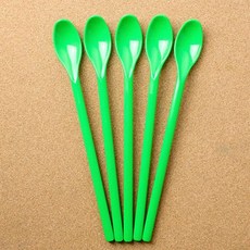 5p 롱티스푼 플라스틱티스푼 롱스푼