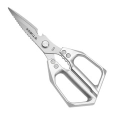 프린스 스테인레스 스틸 주방가위.닭 뼈 가위 생선 오리컷 요리사 전문 가위 칼 가위, 1개