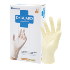 메디컴 닥터가드 라텍스 글러브 진료용장갑 100매입, 1개, M