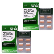 EnB 슬림핏 다이어트 녹차카테킨 400 1 000mg 30정 2개