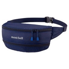 mont-bell 輕量可收納腰包 容量擴充設計 登山日常多功能, 海軍藍 (現貨)