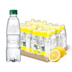 씨그램 레몬 무라벨 350PET 24입, 350ml, 24개