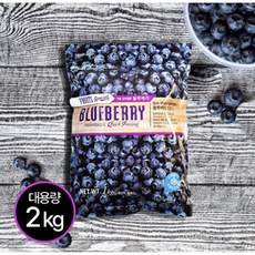 팜앤푸드 냉동 블루베리, 2개, 1kg