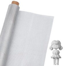 [ 1222457 ] OLYCRAFT 알루미늄 조각 와이어 메쉬 40.8cm x 4.9m(15.8인치 16.4피트) 금속 메시 시트 롤 클레이 공예용 0.3mm 두께의 스크린, 0.3mm Thick, Gray, Gray