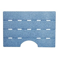 롯데 웰빙 욕실발판(중) 블루x1개, 블루, 1개