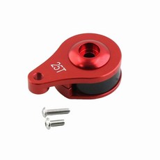 SAVOX RC 샤프트 조절 전술 토크 산와 후타바 세이버 AITEC 서보 하이 ARRMA TRAXXAS 자동차용 가능 스플라인 출력 ACOMS 25T, 빨간, 1개
