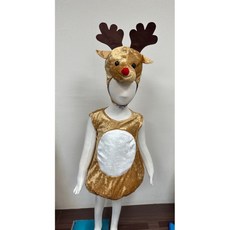 台北寶貝多 兒童聖誕麋鹿服裝 紅鼻子澎澎麋鹿裝 台灣製