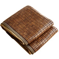 絲薇諾麻將涼蓆/竹蓆(3D透氣包邊炭化專利)布繩織帶款/透氣底部設計-(多種尺寸), 單人3尺