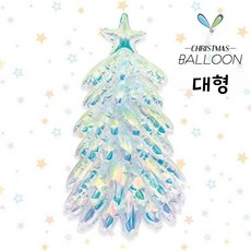 소소온 크리스마스 트리 풍선 성탄절 파티 용품, 1세트, 스페셜화이트