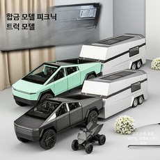 픽업트럭 시뮬레이션 자동차 수집용 자동차 모형, 1개, 실버 픽업