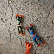 대형 스파이더맨 찐득이x10개 9.5x3.5cm 벽타기끈끈이 진득이놀이 스파이맨찐득이