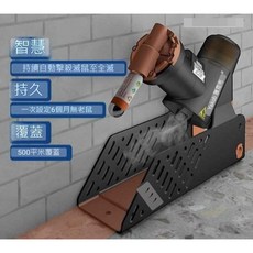 全自動連續捕鼠器 E28型 雙入口設計 滅鼠籠 抓鼠器 可捕獲28隻老鼠, 1個, 2用款 打地鼠 滅鼠器,含3瓶氣瓶