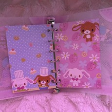 슈가바니즈 딸기/디저트 양면 다이어리 속지 A7 10p