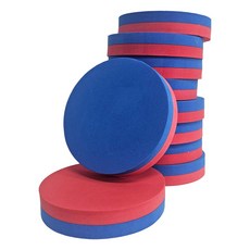 [메잌미] 청홍색판 도톰한 색판뒤집기 (원형/12x12cm), 10개