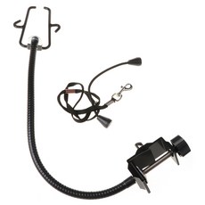 고양이 헤어 송풍기 지원 클램프 마운트와 호환되는 반려견 고양이 그루밍 살롱 핸즈 무료 반려동물 헤어 드라이어 스탠드 신랑과 호환 가능, Black