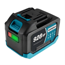 [KC 인증][국내발송] 928VF 대용량 리튬이온 배터리 18V~21V 무선 전동공구 공용 배터리 팩, 1세트