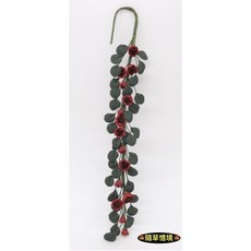 隨草憶境 木質手作迷你仿真花藤架，庭院椅戶外花園凳玫瑰花串M152，袖珍食玩微縮景觀模型, 1個, 紅玫瑰花藤