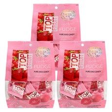 탑젤리 딸기 coowy 탑후르츠 퍼지 과일젤리, 320g, 3개