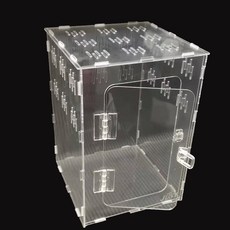 펫앤홈 피그미다람쥐 도마뱀 아크릴 사육장, 1개, 20*20*30CM