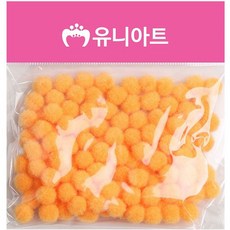 유니아트 1000 퐁퐁 10mm 주황 net*978Pb, 본상품선택