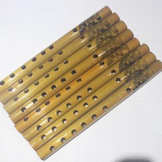 중국 악기 퉁소 연주 단소 쇠퉁소 초보 목관 산조대, 1개, 24cm 정교한 내추럴