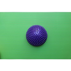 DIU 兒童感統訓練器材半圓球按摩墊平衡訓練球觸覺球榴蓮球健身瑜伽球, 1個, 紫:如圖