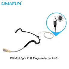 KIMAFUN Pro 유선 헤드셋 마이크 피트니스 요가 수업 회전 필라테스용 무지향성 콘덴서, 01 빠른  Mainland, 02 WP88-Beige-D3